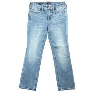NYDJ Marilyn Straight Jeans Womens 10/10P Capsule Casual Minimal Stretch Comfort
